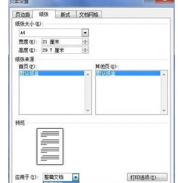 如何在word2016中设置页面纸张?word2016设置页面纸张的教程