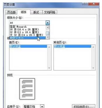 如何在word2016中设置页面纸张?word2016设置页面纸张的教程