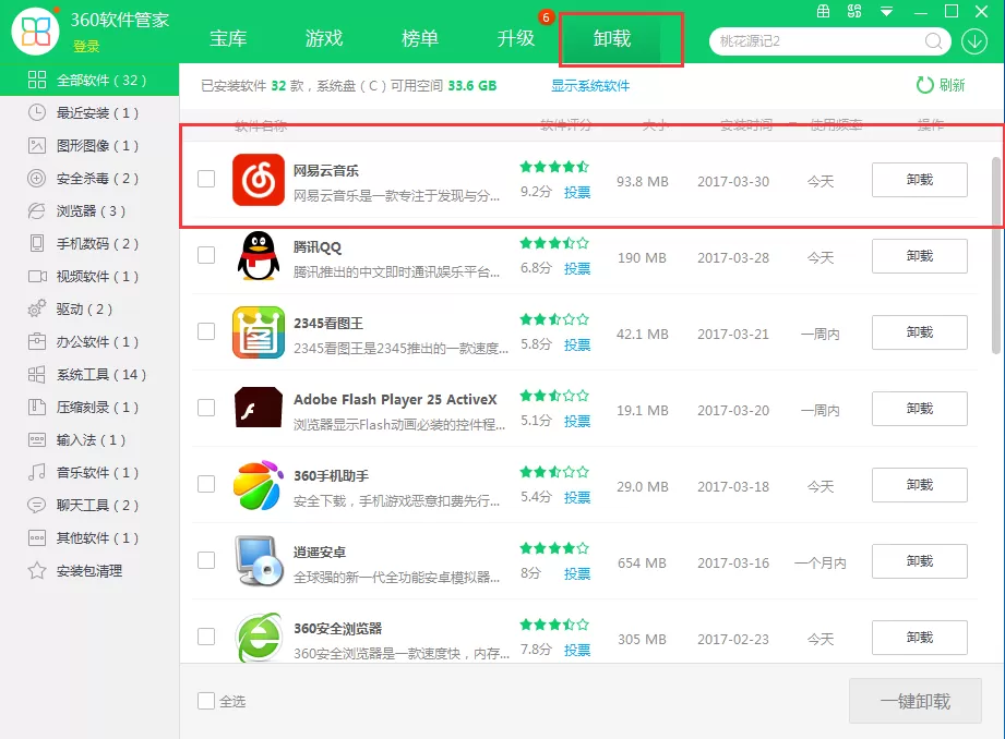 网易云音乐如何卸载？卸载网易云音乐的具体操作