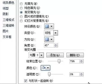 ppt2007如何设置渐变色?ppt2007设置渐变色教程