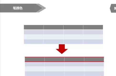 ppt2007如何设置表格边框颜色?