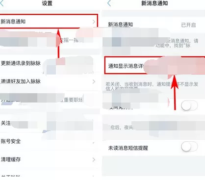 怎么在脉脉中关闭通知显示消息详情?脉脉关闭通知显示消息详情的方法