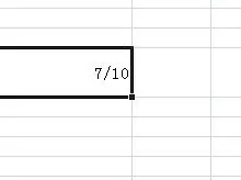 Excel2007如何把小数点转换成分数?