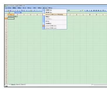 Excel2007中如何将两个工作表分开窗口显示?