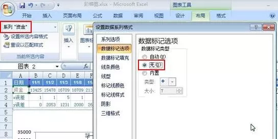 Excel2007中如何根据现有表格数据来制作阶梯图?