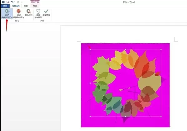 在word2013中清除图片背景色的图文教程