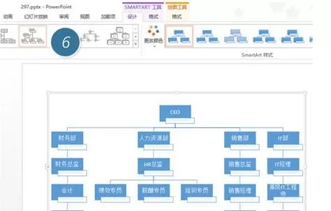 在ppt2013中制作复杂组织结构图的图文教程