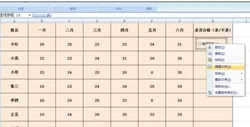 excel2007如何设置单选按钮?设置单选按钮教程