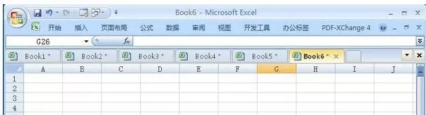 excel2007怎样一个窗口打开多个表格?