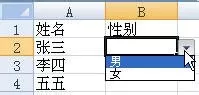 怎样创建Excel2007下拉列表?创建Excel2007下拉列表教程