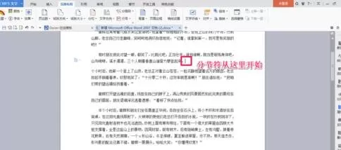 怎么在word2013中插入分节符?在word2013中插入分节符的方法