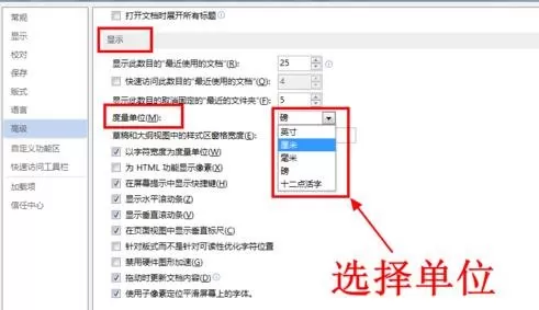 在word2013中将页面单位设置为厘米的具体操作
