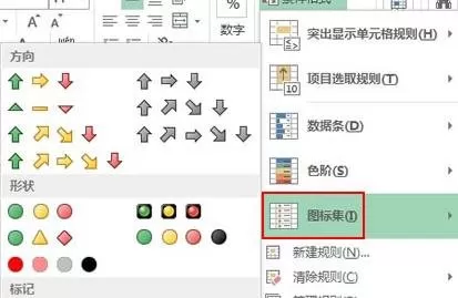 Excel2013如何用红绿图标来标记员工完成情况?