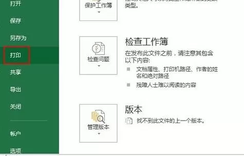 Excel2013如何只打印选中区域?