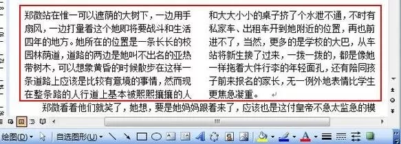 如何在Word2003中将文档进行分栏查看?