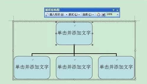 在word2003中绘制组织结构图的具体操作