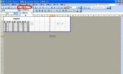 在excel2003打印时删除空白页的具体方法