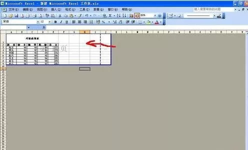 在excel2003打印时删除空白页的具体方法
