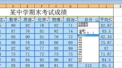 excel2013使用自动筛选的具体操作