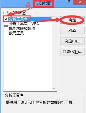 excel2013如何加载数据分析?excel2013加载数据分析教程