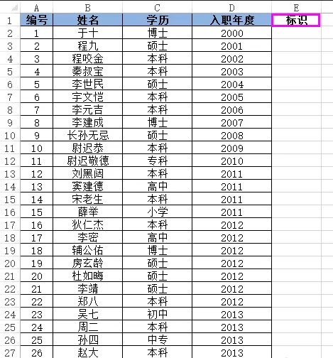 excel2013中使用反向选择的具体操作步骤