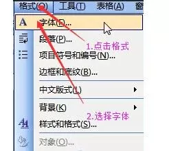 如何在word2003中设置字符格式?word2003设置字符格式的步骤