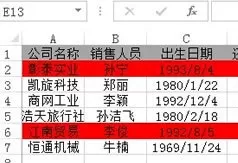 excel2013中如何给特定数据做标记?