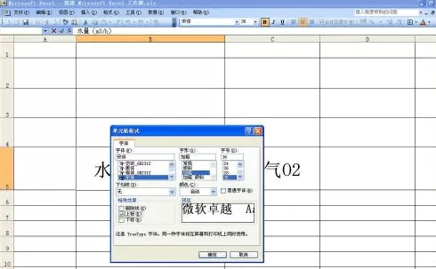 怎么在excel2003中输入上下标 ?excel2003输入上下标的教程