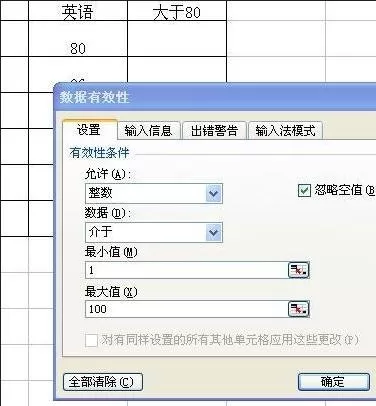 怎么在excel2003中设置数据有效性?excel2003设置数据有效性的方法
