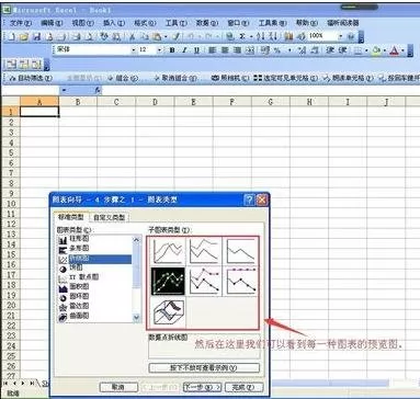 如何在excel2003中建立图表?excel2003建立图表的教程