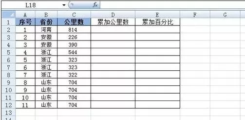 在excel2003中使用函数计算百分比的具体方法