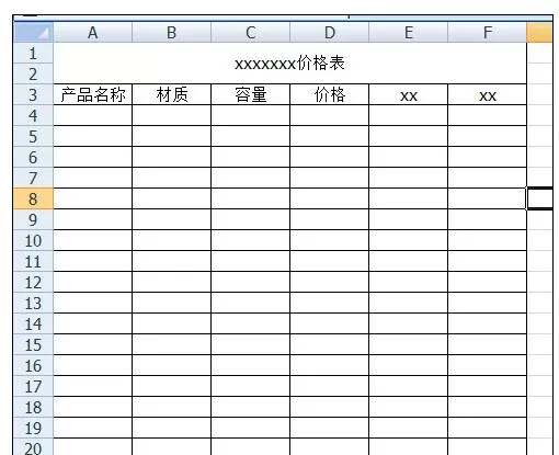 Excel2007如何绘制表格?Excel2007绘制表格教程