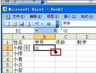 怎么使用excel2003数据填充功能?excel2003数据填充功能的用法
