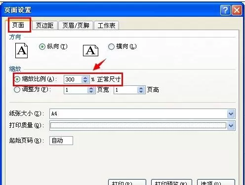 excel2007如何设置缩放打印?excel2007设置缩放打印教程