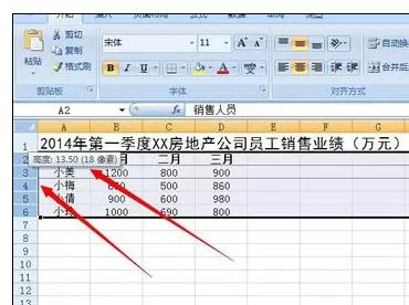 Excel2007怎样制作业绩表格?Excel2007制作业绩表格教程