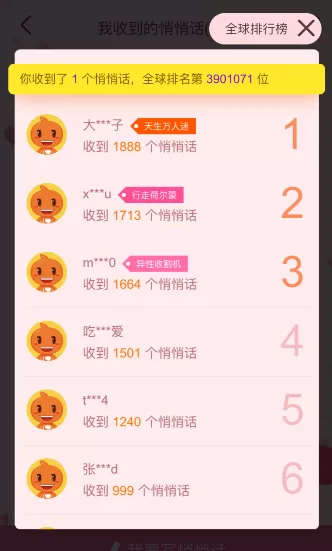 淘宝悄悄话如何查看?查看淘宝悄悄话全国排行榜教程