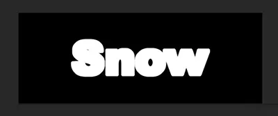 在ps中制作文字顶上堆白雪效果的具体方法