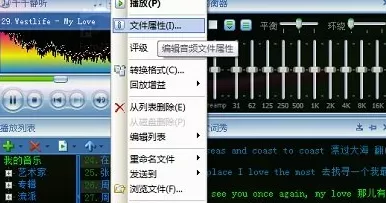 怎么在千千静听中编辑无损音乐信息？