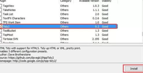 Notepad++如何使用Tidy2格式化HTML文档?