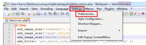 怎么配置notepad++的界面?配置notepad++的界面的教程