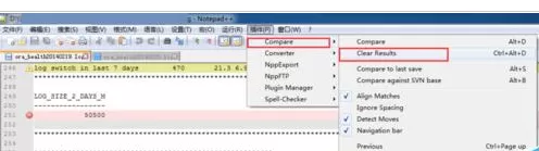 Notepad++进行两个文件内容比较的图文教程