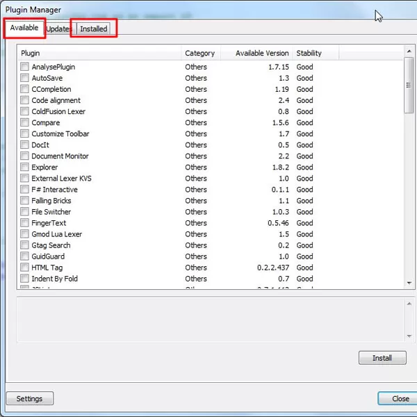 Notepad++安装插件的具体方法 Notepad++如何安装插件