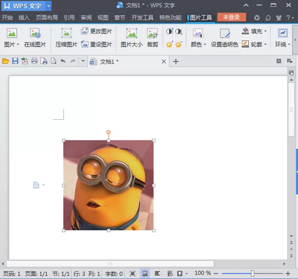 如何将WPS文字中的图片变成灰色？图片变成灰色的方法