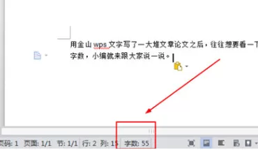 WPS文字如何统计字数?WPS文字统计字数的方法