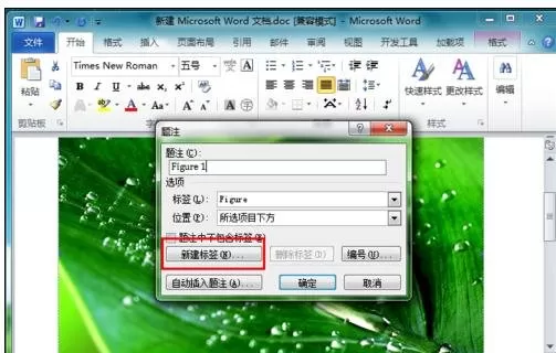 在word2010中给图片添加题注的图文教程