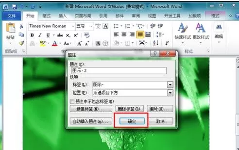 在word2010中给图片添加题注的图文教程