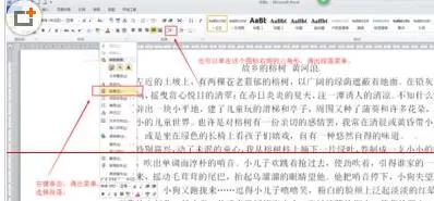如何在Word2010中调整单行页边距?