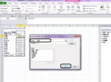 Excel2010数据透视表如何添加计算字段?