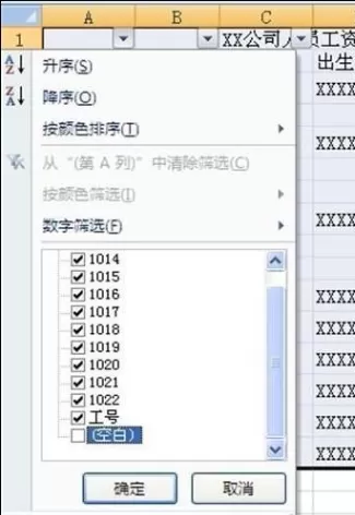 Excel2010怎样通过自动筛选功能删除空行?