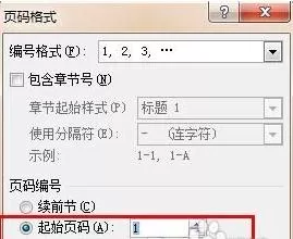 在Word2010中设置指定页码的具体方法